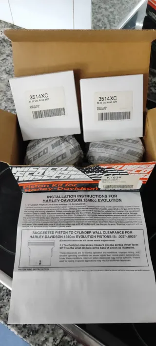 Juego Pistones Harley Davidson 1340 Kit