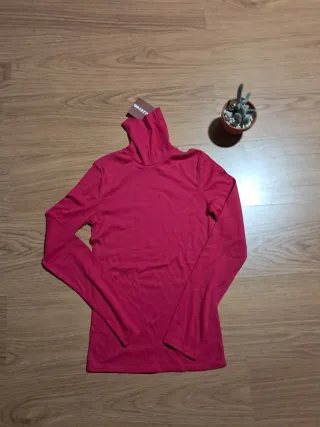 Camisola gola alta rosa Tezenis