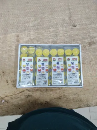 120 Candele Tealight Profumate Limone