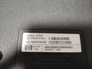 HP 550 Notebook