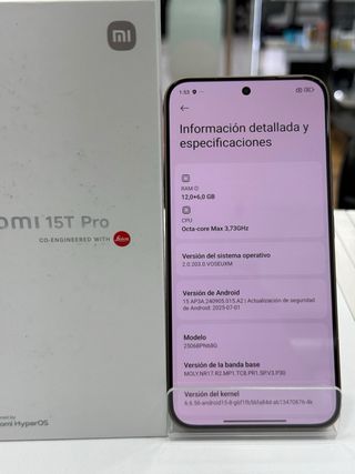 Xiaomi 15T Pro 512GB/12GB RAM con fattura e garanzia