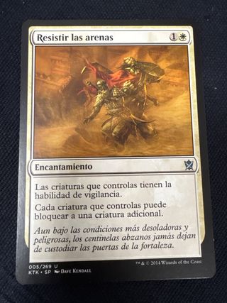 Resistir las arenas - Magic The Gathering