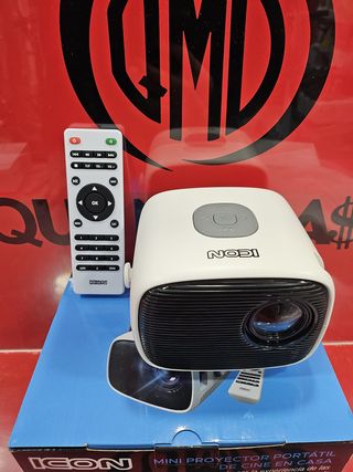 Mini Proyector ICON 1080P + Mando, Nuevo.