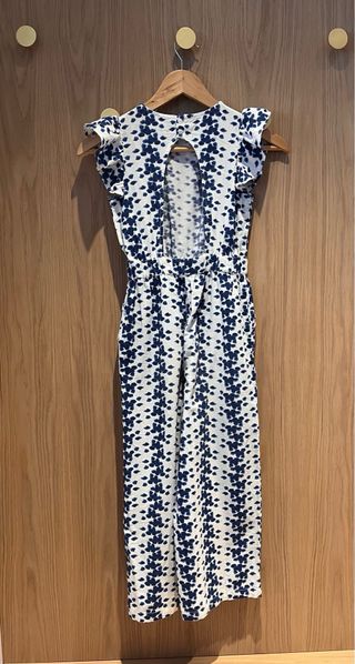 Precioso Mono blanco y azul talla 9. Marca Mango.