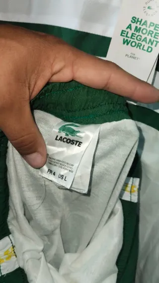 Chándal completo Lacoste verde y blanco