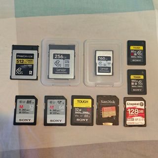 Tarjetas SD Kingston, Sony, SanDisk, ProGrade