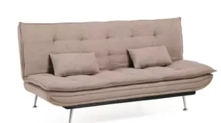 Sofá Cama Beige Tela