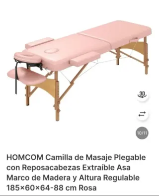 Camilla de masaje portátil nueva