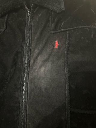 Chaqueta ante negra Polo Ralph Lauren