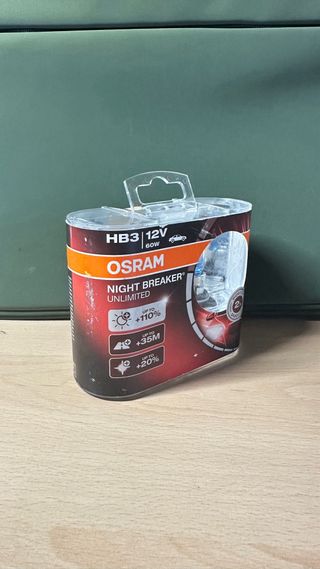 Bombillas OSRAM HB3 12V 60W Night Breaker