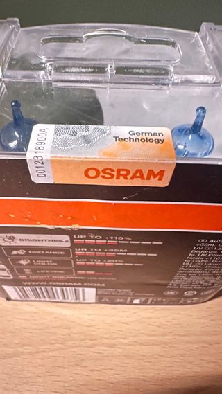 Bombillas OSRAM HB3 12V 60W Night Breaker
