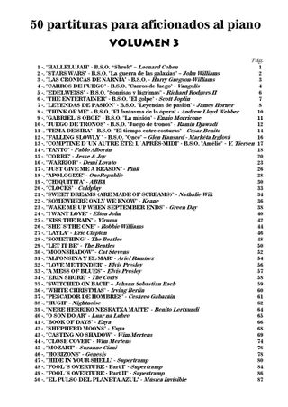 Colección Completa-10 Libros "50 Partituras Piano"