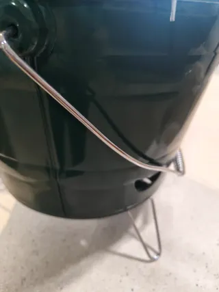 Barbacoa Mesa Portátil Verde Metal