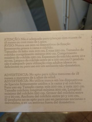 Barrera de Cama Infantil 2 uds