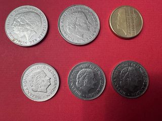 Lote 6 Monedas Países Bajos