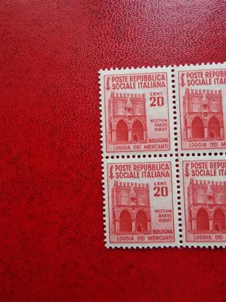 Quartina francobolli Regno d'Italia nuovi