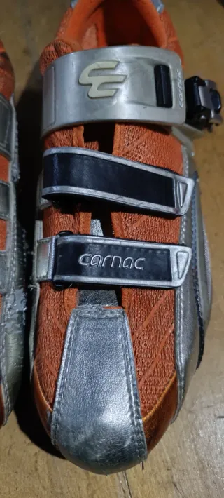 Zapatillas Ciclismo Carnac Naranja/Plata