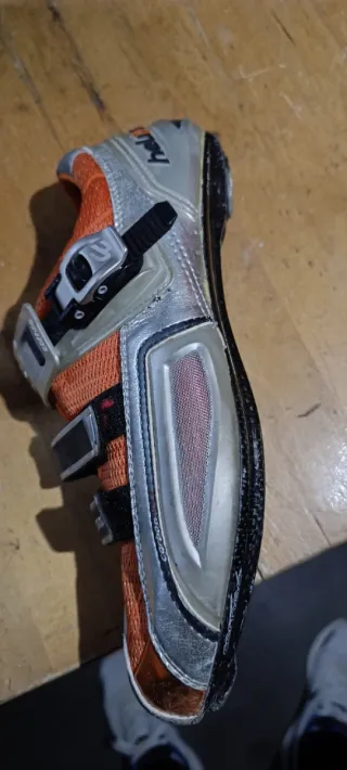 Zapatillas Ciclismo Carnac Naranja/Plata