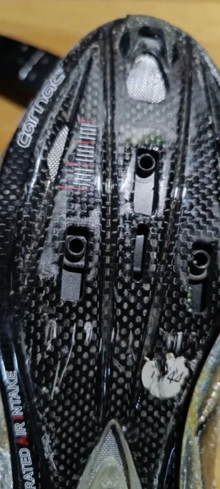 Zapatillas Ciclismo Carnac Naranja/Plata