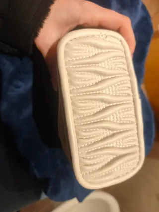 Bolso mini cruzado beige