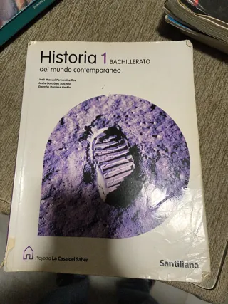 Libro historia del mundo contemporáneo 1bach