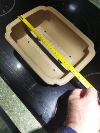 Maceta bonsai cerámica sin esmaltar