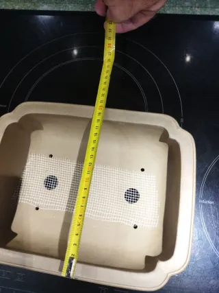 Maceta bonsai cerámica sin esmaltar