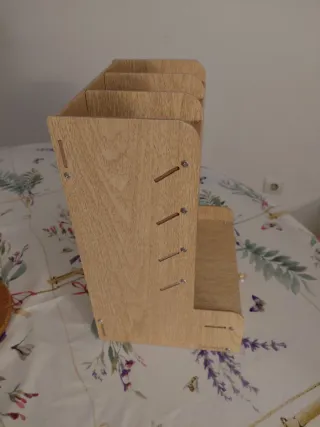 Organizador de escritorio de madera