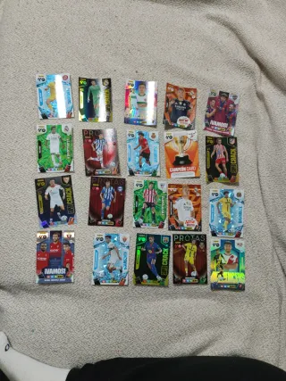 Lote cartas fútbol Adrenalyn especiales