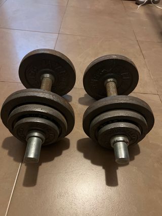 Mancuernas de hierro