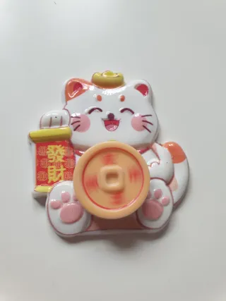 Imán gato de la suerte