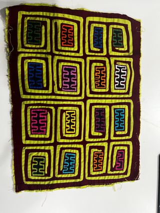 Textil Kuna Mola Hecho a Mano