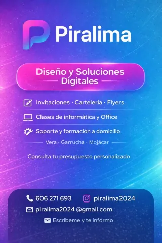 Cartelería, clases de informática basica, office