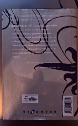 Danza de dragones (cartoné)