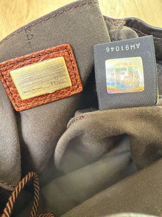Borsa Fendi Pelle Marrone e Nera