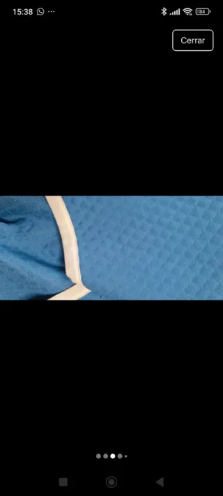 Colcha azul matrimonio 230x270cm