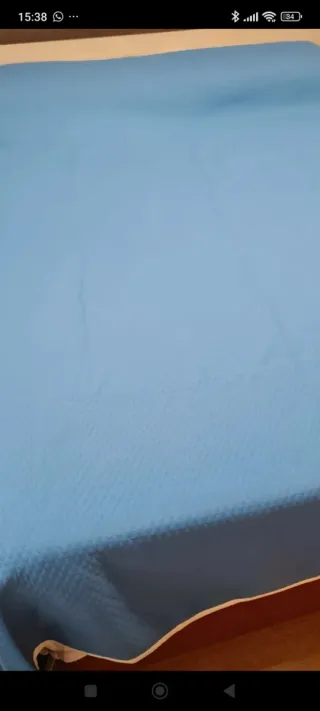 Colcha azul matrimonio 230x270cm