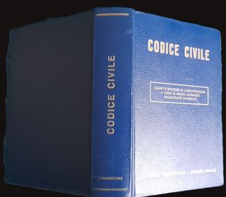 Codice Civile esempi e massime vintage