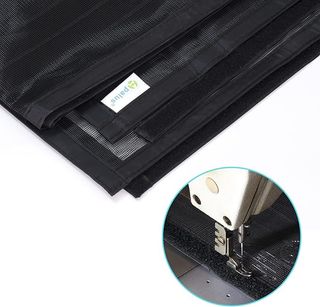 Mosquitera Magnética Apalus Negra 85x220cm NUEVA