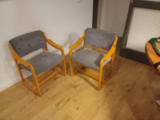 4 Butacas, sillas vintage Guilleumas