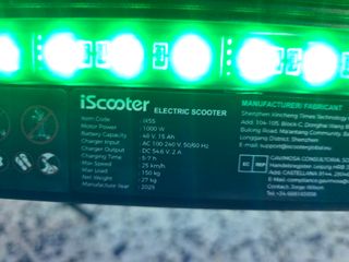 Patinete Eléctrico Icooter X5S con poco uso