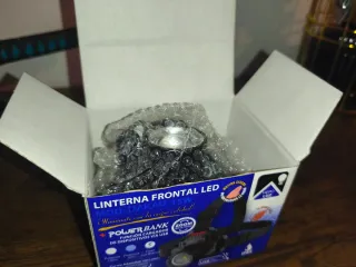 Linterna Frontal LED Hero Luz 15W Power Bank