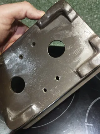 Maceta bonsai metálica negra