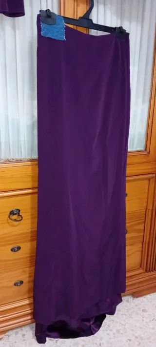Conjunto Vestido Fiesta Morado Talla 54