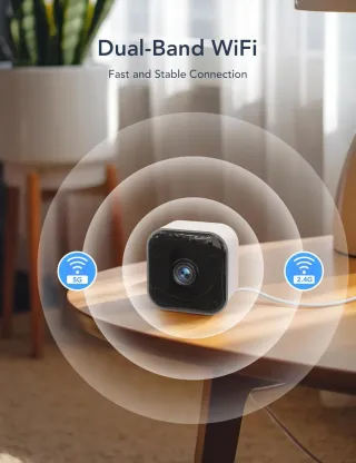 GNCC Cámaras Vigilancia 2K 3MP Wifi Dual Band