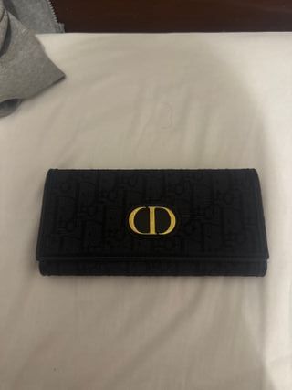 Cartera Christian Dior negro