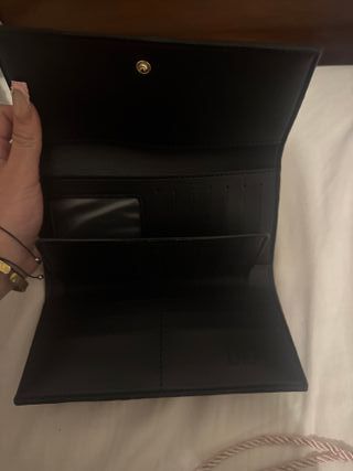Cartera Christian Dior negro