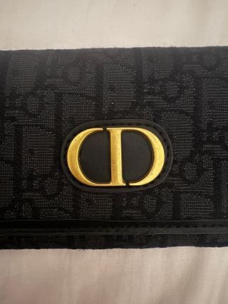 Cartera Christian Dior negro