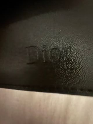 Cartera Christian Dior negro