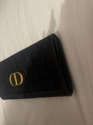 Cartera Christian Dior negro